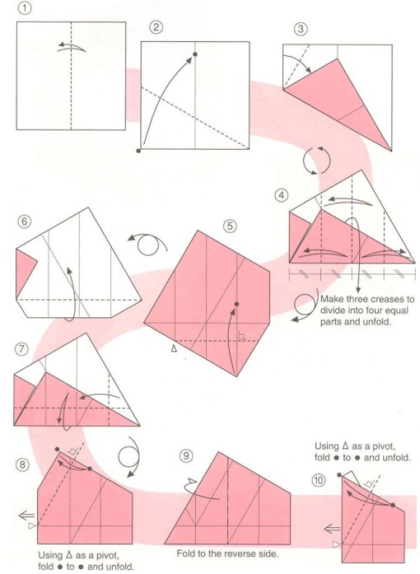 Momoya Haoyings basic twisted hexagonal origami box drawing tutorial [origami box diagram]