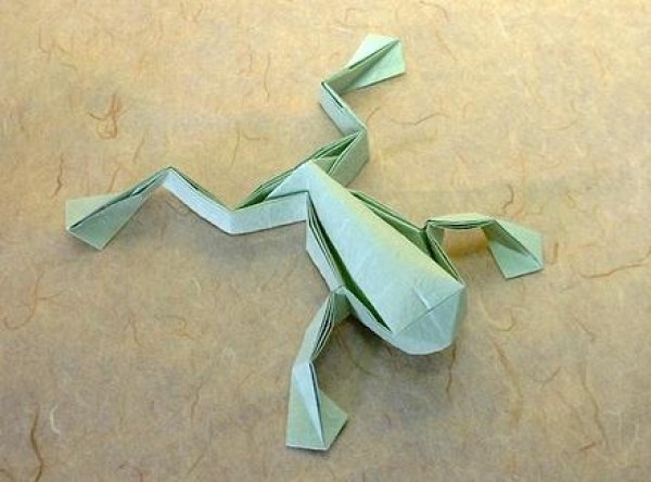 Origami frog origami chart