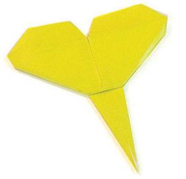 Childrens origami simple ginkgo handmade origami tutorial