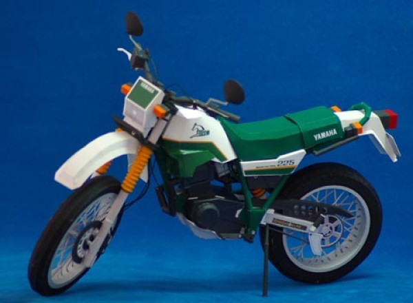 [Paper Model] Yamaha SEROW 225 Motorcycle Origami Model Drawings and Assembly Tutorial