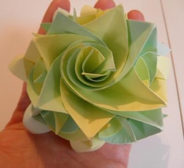 Paper flower handmade tutorial