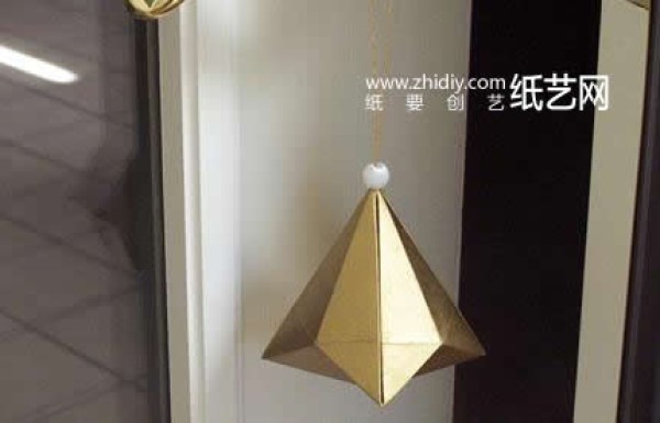 German origami wind chimes (Christmas wind chimes origami tutorial)