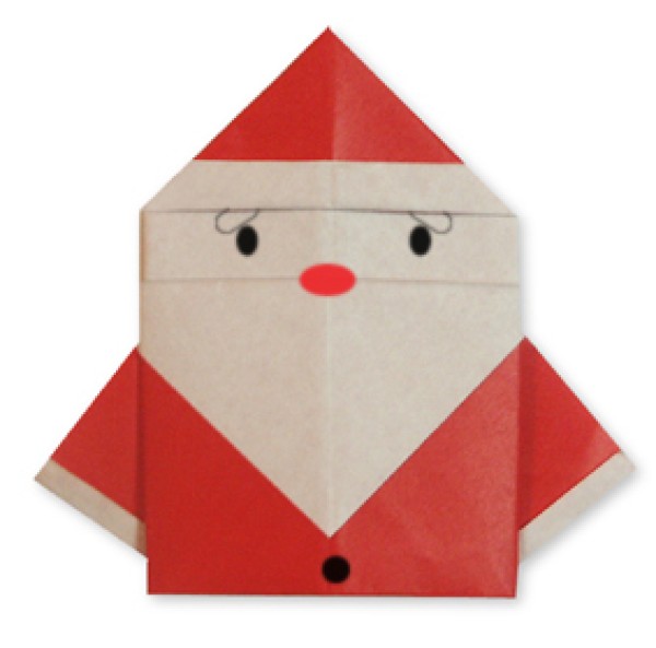 Cartoon Santa Claus DIY Illustrated Origami Tutorial