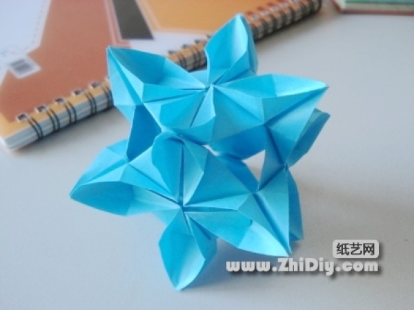 Tutorial on making exquisite blue flower balls [actual picture + diagram]