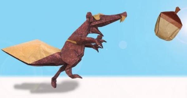 Ice Age Squirrel Origami Atlas Free Download—Fernando