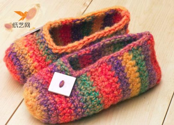 Fashionable and elegant slippers DIY knitting tutorial