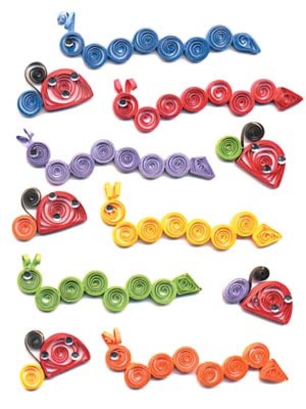 Appreciation of paper quilling works [can be used as a reference for paper quilling production]