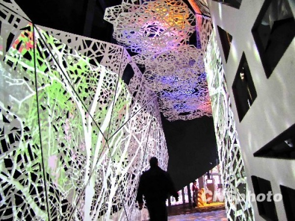 Paper-cutting brings creativity to architecture-Expo Poland Pavilion