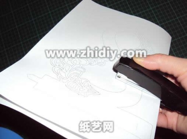 3D three-dimensional paper-cut carving paper art decoration handmade tutorial