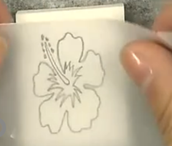 Rubber Stamp Tutorial for Beginners - Flowers