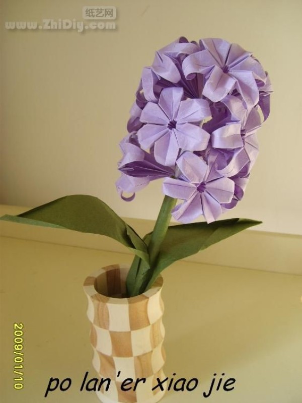 Appreciation of Miss Rags' Origami Hyacinth