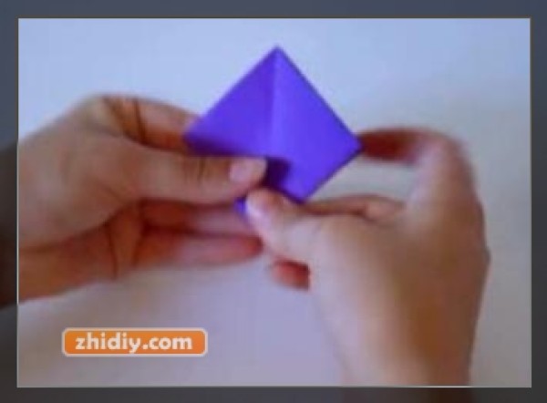 Origami tulip making