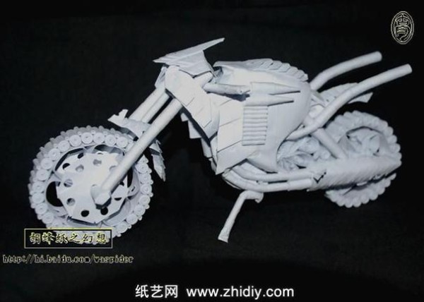 Wasps paper motorcycle