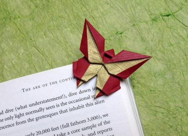 Origami Encyclopedia - Complete Origami Butterfly Bookmark Origami Video Tutorial