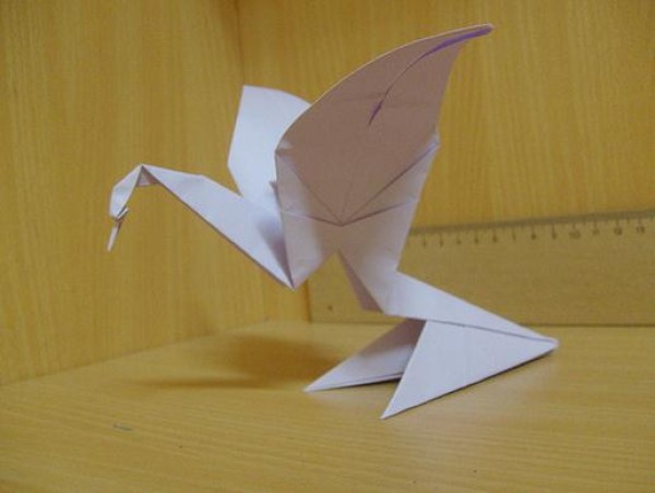 Standing Paper Crane Origami Tutorial—Rikki Donachie