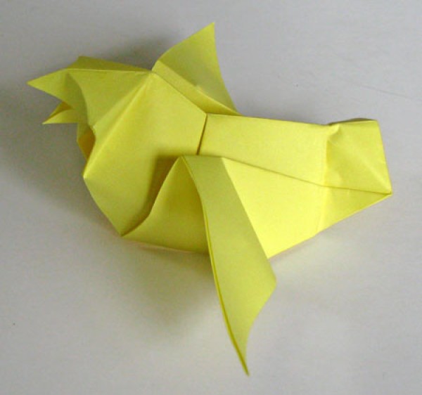 Crying bird origami tutorial