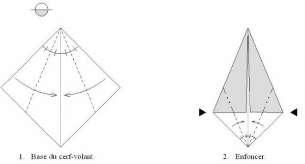 Origami Encyclopedia - Origami Feather Manual Origami Illustrated Tutorial