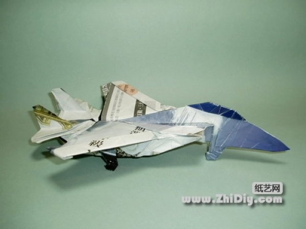 Appreciation of more complex origami fighter planes