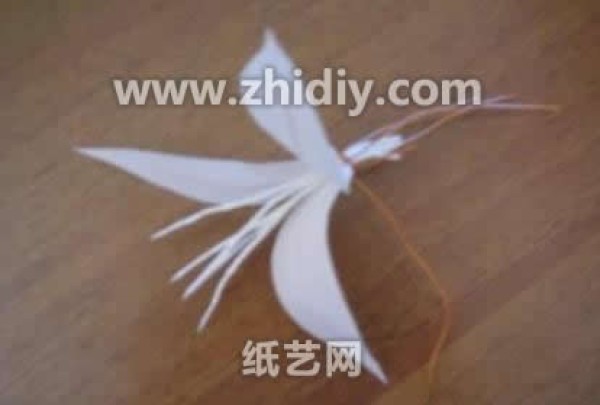 Paper art lily handmade tutorial