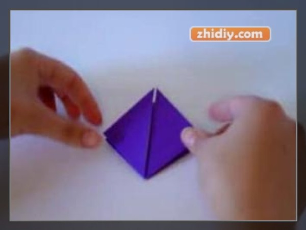 Origami tulip making