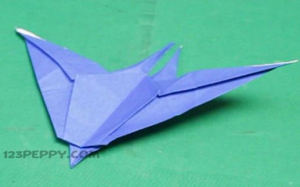 Childrens Origami Video Collection: Origami Pterosaur Dinosaur Origami Tutorial