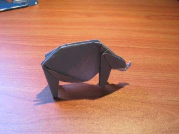 Origami Animals Complete Illustrated Rhino Origami Tutorial