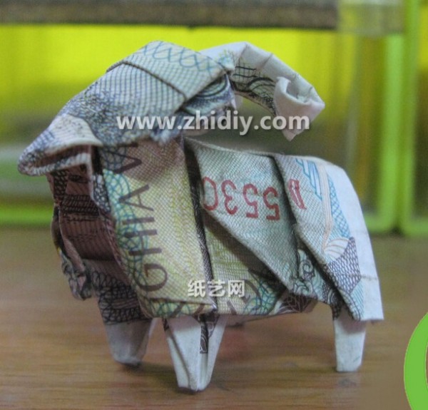 Coin origami sheep handmade origami tutorial