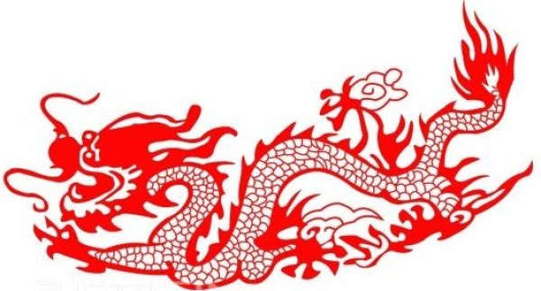 The latest Year of the Dragon paper-cut patterns and Year of the Dragon paper-cut tutorials