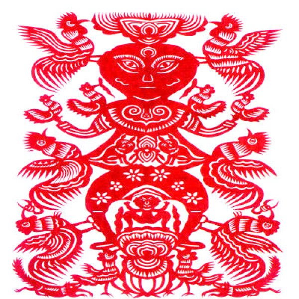 Witchcraft culture in traditional Chinese paper-cutting