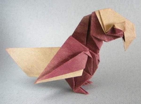 Origami Encyclopedia - Origami Parrot Handmade Origami Video Tutorial