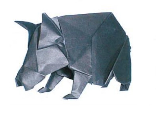 Origami Pig Handmade Origami Tutorial—Steven Weber