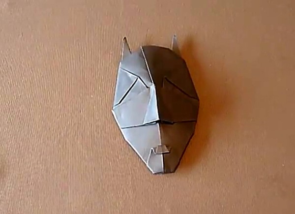 Halloween Mask Origami Batman Mask Making Tutorial