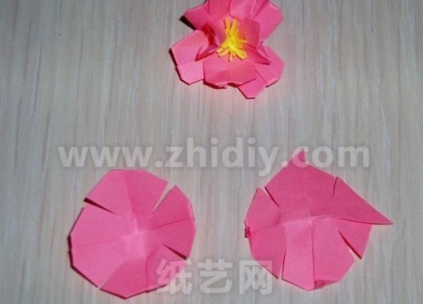 Paper art cherry blossom making tutorial