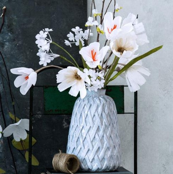 West Elm’s artificial paper flowers