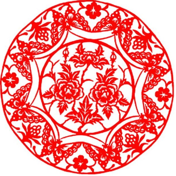 Linear comparison method of Chinese folk paper-cutting