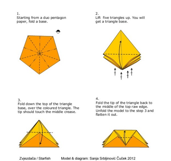 Origami Starfish Origami Complete Manual Origami Illustrated Tutorial