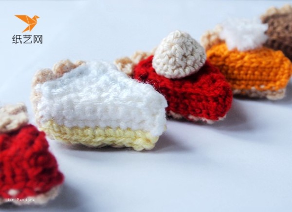 Crochet Cream Cake Handmade Tutorial