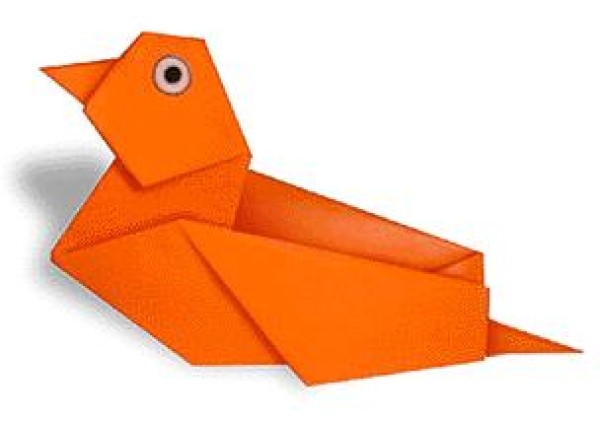 Simple Origami Wild Duck Origami Tutorial for Children