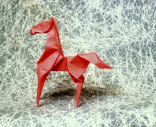 Origami horse origami tutorial - Manolo Maya