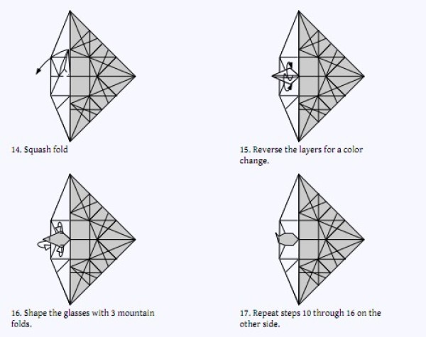 Fathers Day Origami - Cool Dad Handmade Origami Illustrations