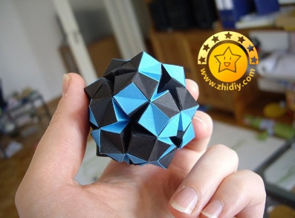 Polyhedral geometry origami tutorial