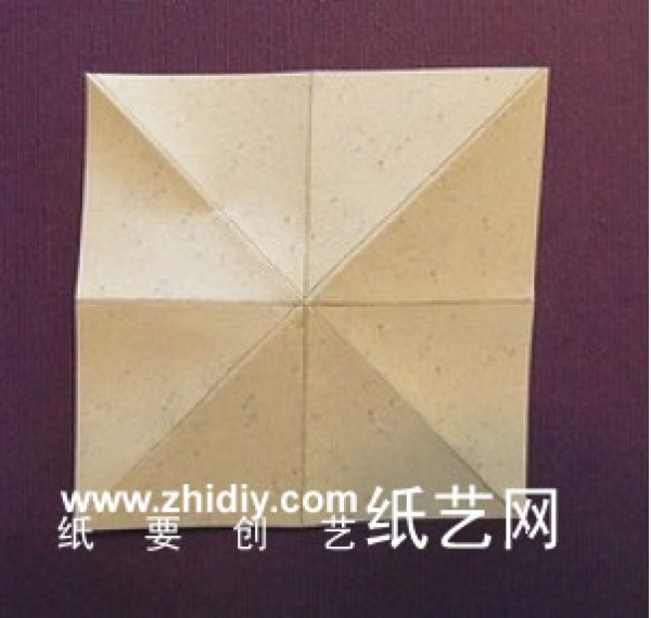 Tea bag origami tutorial-eight-pointed star