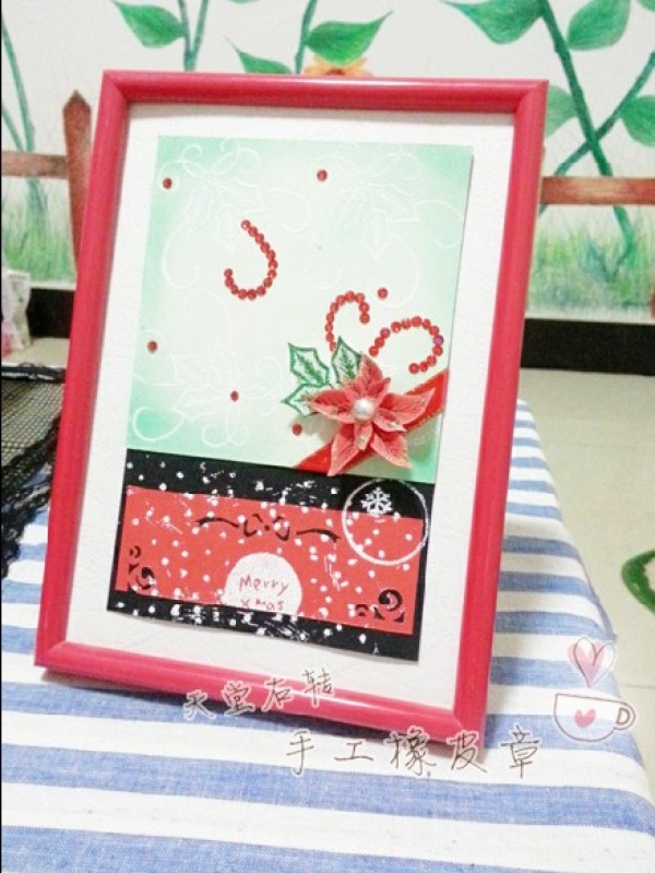 Rubber Stamp Christmas Card Works Display