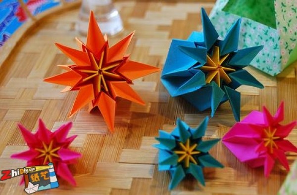 Paper flower origami flower appreciation