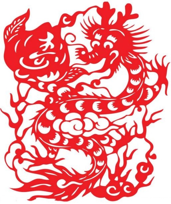 Year of the Dragon paper-cutting pictures and the latest paper-cutting dragon tutorials