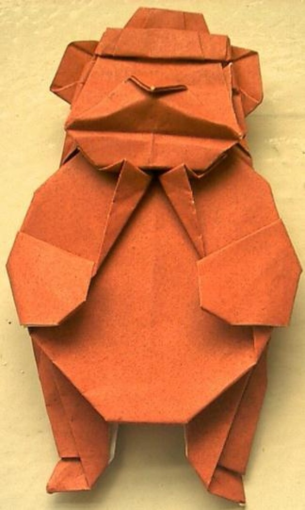 Fozzi Bear origami tutorial—Robin Glynn