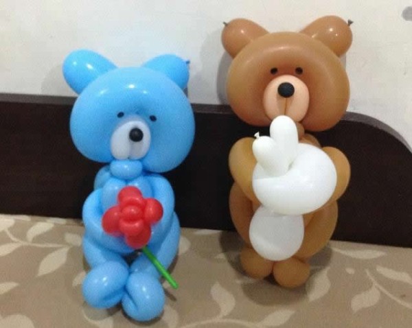 Magic Balloon Video Tutorial: Line Bear Big Balloon Shape Handmade Tutorial