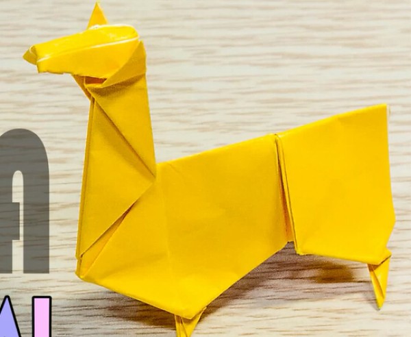 Origami Grass Mud Horse DIY Making Tutorial