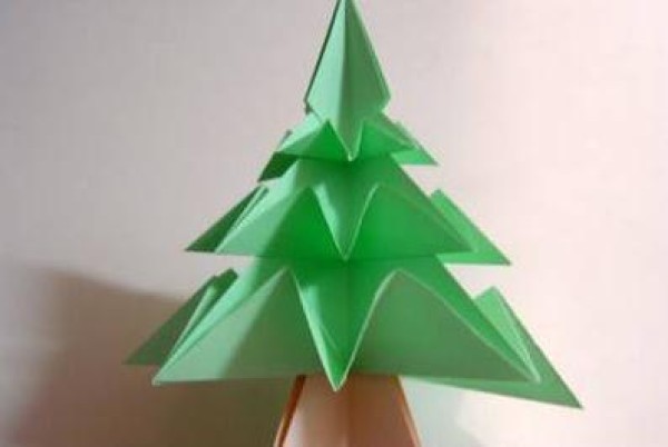 Christmas Origami Complete Christmas Tree Origami Video Tutorial