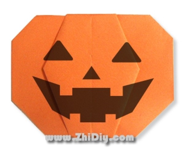 Halloween Origami Jack O'Lantern Halloween Pumpkin Lantern